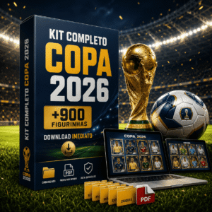 🏆 Kit Completo Figurinhas Copa do Mundo 2026 – Download Imediato PDF