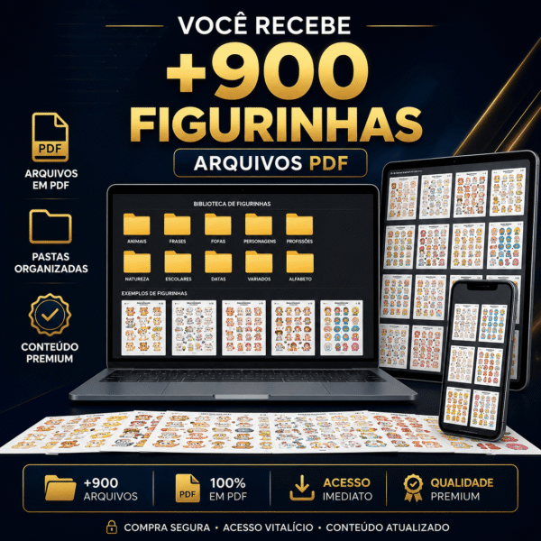 🏆 Kit Completo Figurinhas Copa do Mundo 2026 – Download Imediato PDF