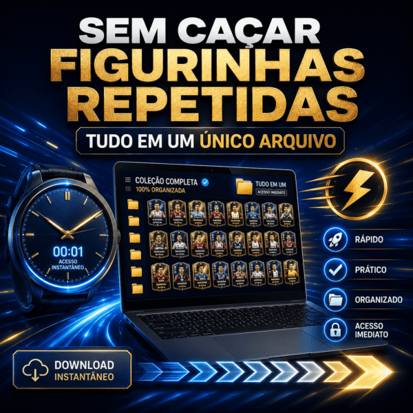 🏆 Kit Completo Figurinhas Copa do Mundo 2026 – Download Imediato PDF