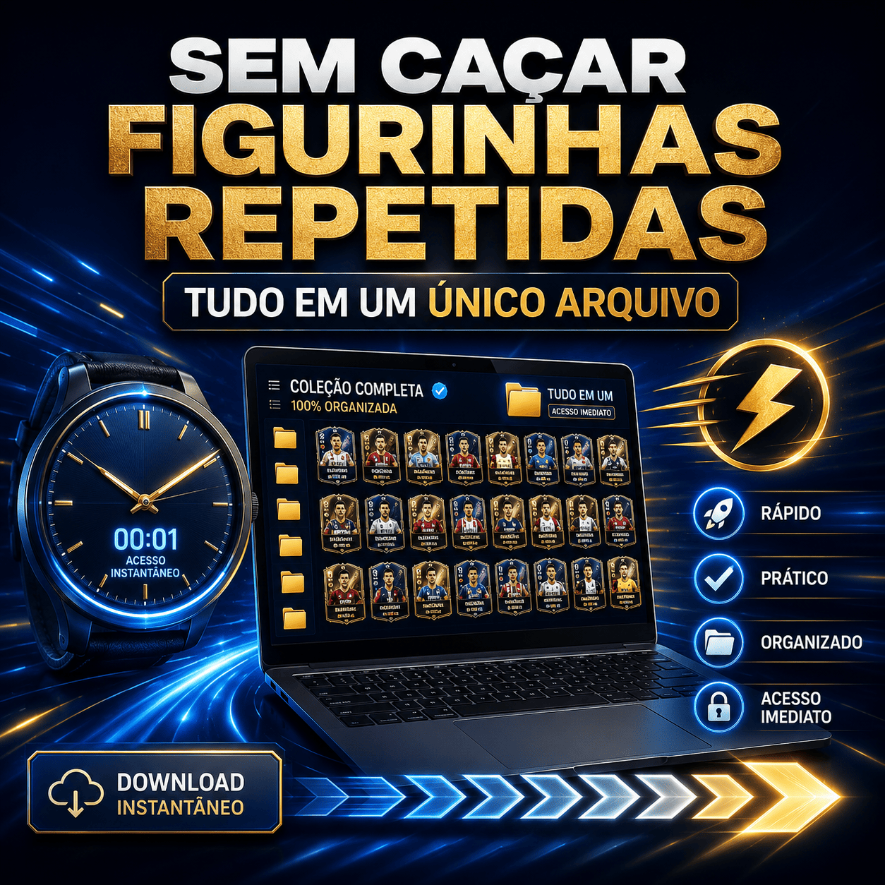 🏆 Kit Completo Figurinhas Copa do Mundo 2026 – Download Imediato PDF