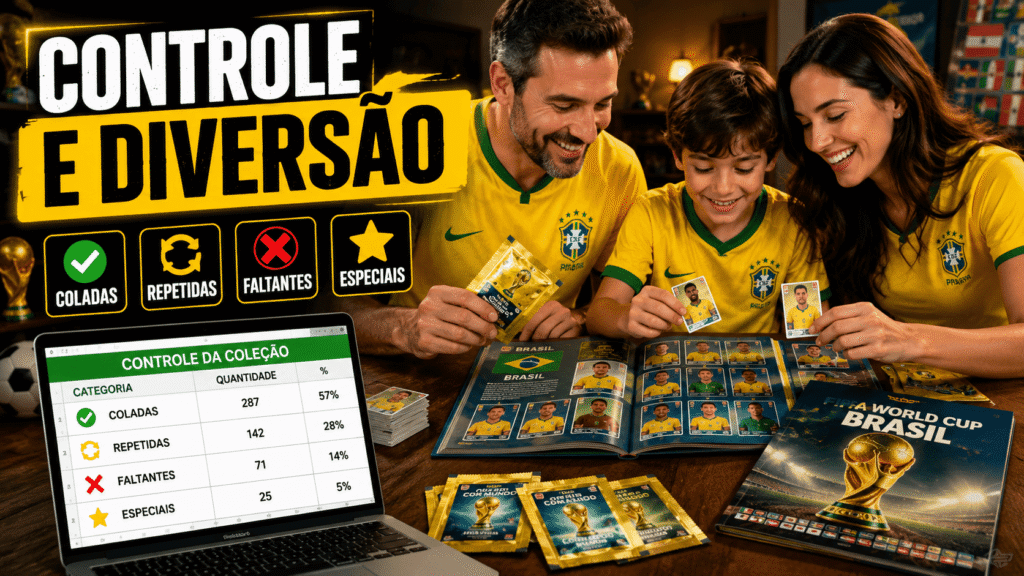 Como Completar o Álbum da Copa do Mundo 2026 Gastando Muito Menos