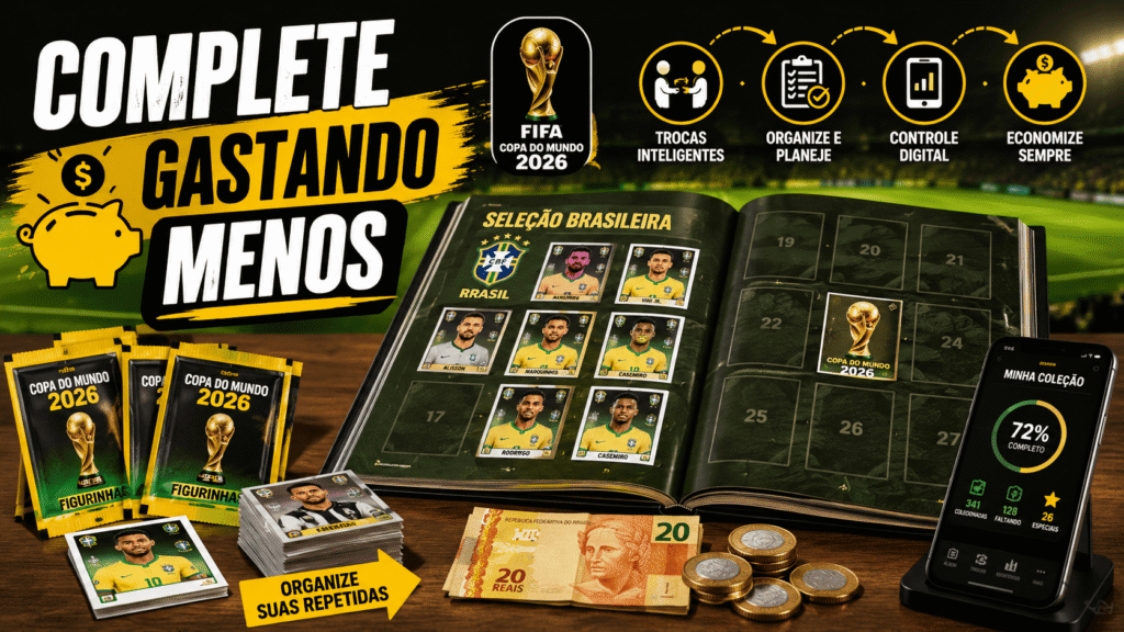 Como Completar o Álbum da Copa do Mundo 2026 Gastando Muito Menos