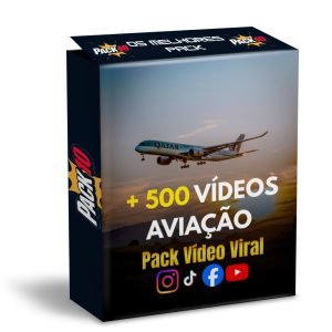 500 vídeos prontos de aviação com alto poder de viralização. Ideal para Reels, Shorts e TikTok.