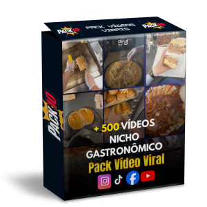 Pack 10: 500 Vídeos Virais de Gastronomia
