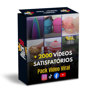 2.000 vídeos satisfatórios prontos para você atrair seguidores, gerar engajamento e viralizar com praticidade.