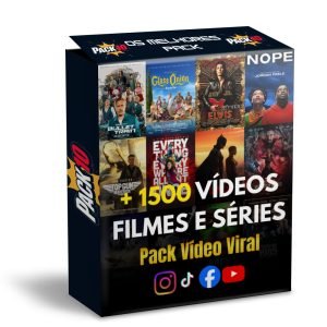 1500 vídeos prontos de filmes e séries com forte potencial viral. Simples, rápido e perfeito para crescer no TikTok, Reels e Shorts.