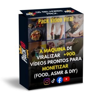 +900 Vídeos Mistos (Comida, Relaxante e Dicas) — Pronto para Postar!