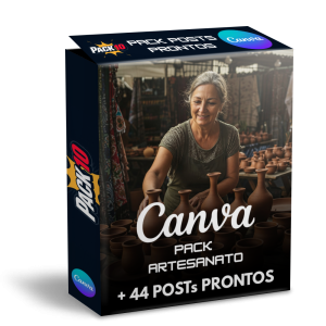 Pack Canva Artesanato – 44 Posts Editáveis | Pack 10